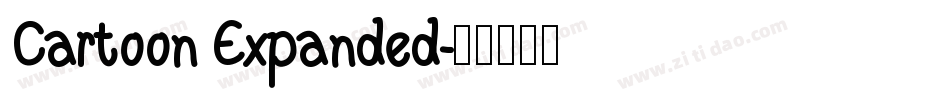 Cartoon Expanded字体转换